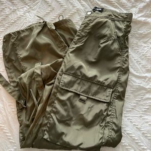 Fashion Nova Silk Cargos